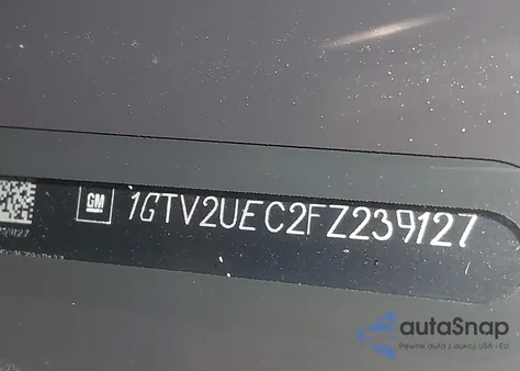 2015 GMC Sierra 1500 Sle z USA, uszkodzony, nr VIN 1GTV2UEC2FZ239127